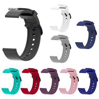 DOBT-20/22mm Silicone Watch Strap for Huawei GT Samsung Galaxy Watch Active Gear S3
