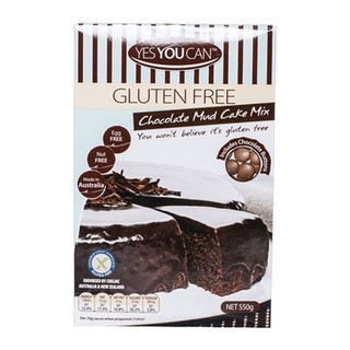 Yes You Can Gluten Free Chocolate Mud Cake Mix 550G