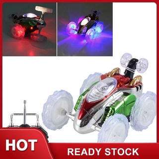 360 Tumbling Electric Controlled RC Stunt Car Flashing Light Remote Control ☀