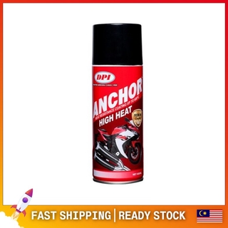 Anchor H2 * * * H2 Spray Exhaust Ekzos High Temp Hi Temp 600c Heat Resistant Flat Black Matt Black