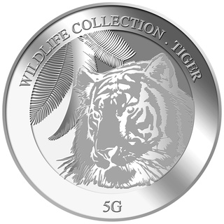 Puregold 5g Tiger Silver Medallion | 999 Pure Silver