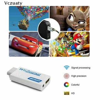 Vczuaty Portable Wii to HDMI Wii2HDMI Full Video Cable HD TV Converter Audio Adapter SG