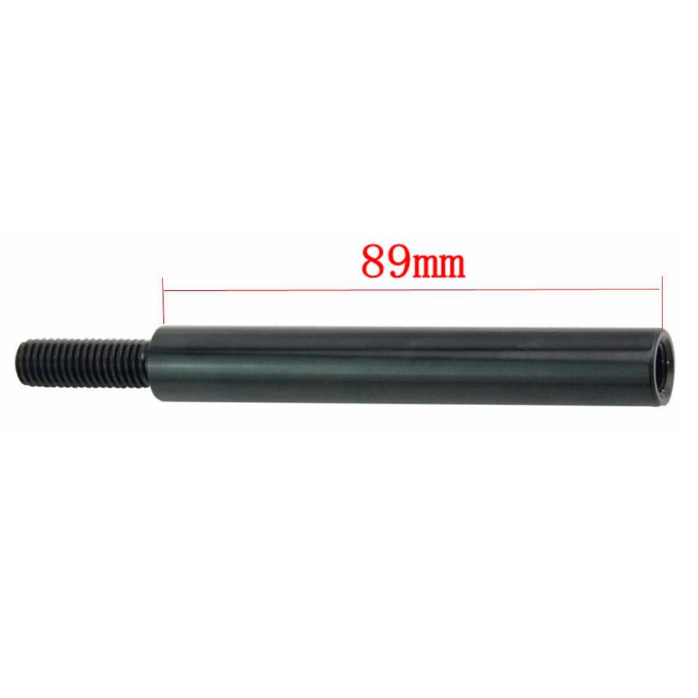 89mm Black Shift Knob Extension M12*1.25 M10*1.25For Manual Gear Shifter Lever Fit for