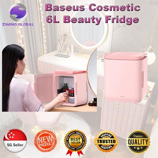 Baseus Mini Cosmetic Fridge Refrigerator /6L Capacity /60W Power Dual Use Warmer and Cooler