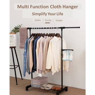 Multi Function Strong Steel Structure Laundry Rack Cloth Organizer Cloth Hanger Rak Baj, Clothes Rack, Clothes organizer