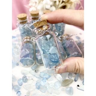 🐟🔥SG CRYSTALS | RESTOCKED - 100% Blue Aquamarine Premium Bottle Chips [RESPONSIBILITY]