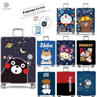 Yourtrip⋙Luggage Cover Elastic Dust-Proof Baggage Suitcase Cover Snoopy Mickey