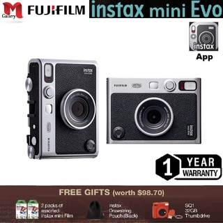 Fujifilm Instax Mini Evo Hybrid Digital Instant Camera + 1 Year Warranty + Free Gift (while stock last!)