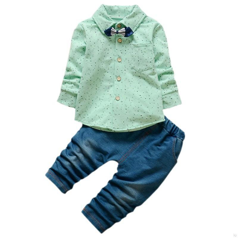 New Fashion Baby Boys Clothing Set Coat+Jeans for Spring Autumn