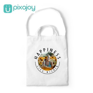 Tote Bag (Single-Sided Printing) with Full Personalisation by Pixajoy Photobook Singapore [e-Voucher]