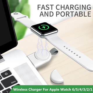 Portable Wireless Charger For Apple Watch 6 5 4 3 2 1 Magnetic Wireless Charging USB Charger For Apple iWatch Series