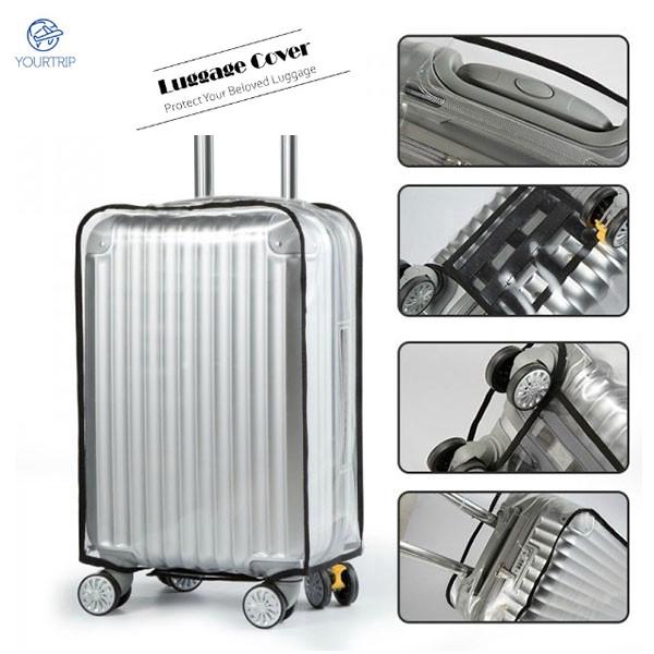 Yourtrip✈ PVC Clear Luggage Cover Waterproof Scratch Heat Resistance Suitcase