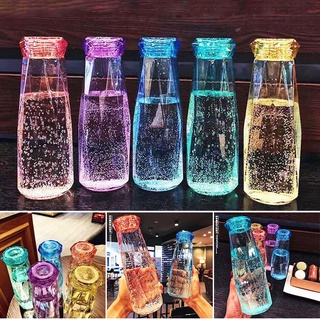 Diamond Water Bottle Glass Cup Lead-Free Heat Resistant Portable Travel Carrying for Drinkware Outdoor Student Bottles