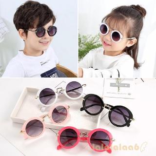 ◕ω◕Kids Anti-UV Candy Colors Boys Girls Children Round Sunglasses