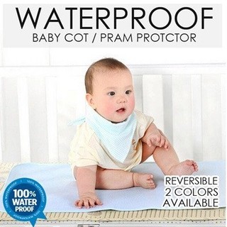 Waterproof Baby Cot Protector Diaper Changing Pad Pram Stroller Mattress Bed Protector Foldable Soft