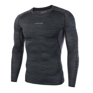 Fannai Men Fitness Quick Dry Sports T-shirt Long Sleeve Compression Wear M-3XL