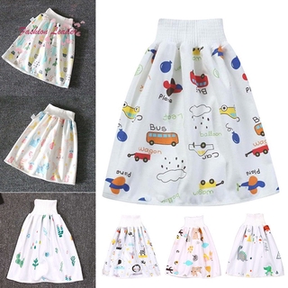 ♥FL♥ Comfy Children Diaper Skirt Shorts 2 in 1 Waterproof Super Absorbent Leak-proof Washable Baby Diaper Skirt Pants