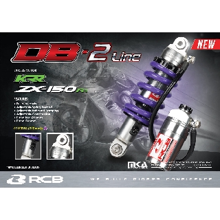 RACING BOY RCB DB2-Line for Kawasaki KRR/ZX-150RR MONOSHOCK