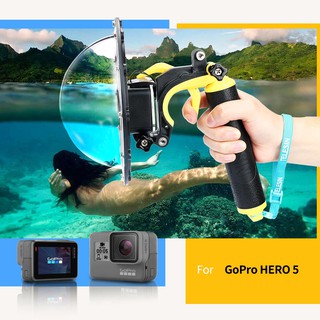 Telesin Gopro Dome Port with Floating Handle for GoPro Hero 5/ Hero 6