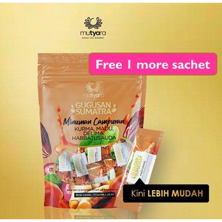 Mutyara Gugusan Sumatra 14 sachet Free 1 sachet - Modern Jamu Juice (ready stock in SG)
