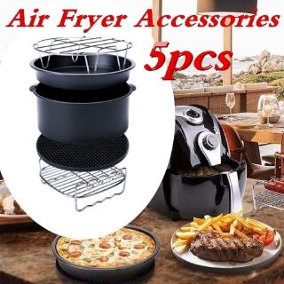 【LIMITED TIME DISCOUNT】5pcs/set 6in 7in 8in Home Air Fryer Pan Accessories Mat for Gowise Phillips Cozyna Baking