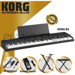 Authorized Seller - Korg B2 Digital Piano Keyboard Music 88 Weighted Keys
