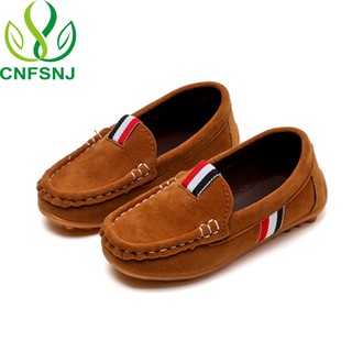 CNFSNJ New girls Boys PU Leather Shoes Moccasin Loafers Toddlers Single Flats (1)