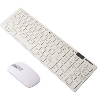 2.4G Slim Wireless Keyboard Cordless Optical Mouse Set Kit for Desktop Laptop