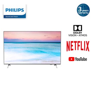 Philips Quad Core 55inch 4K UHD LED Smart Digital TV with Dolby Vision and Atmos and with Netflix and Youtube 55PUT6654