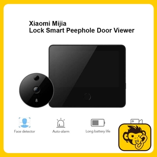Xiaomi Mijia Lock Caty Peephole Smart Door Viewer Doorbell with AI Face Recognition Smart APP Control Door Spy hole Doorbell