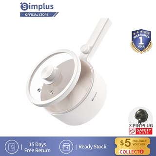 Simplus Electric Cooker Multicooker Hot Pot Frying Pan Soup Pot Multifunctional Non-Sticky Portable
