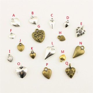 Three-Dimensional Small Peach Heart Charms For Jewelry Making Accessories Diy