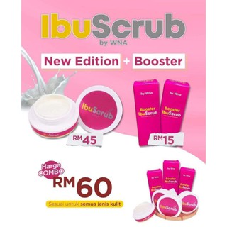 [Shop Malaysia] [Ready Stock] Ibu Scrub by WNA 🌸putih urat hijau💯Original💯free gift🎁