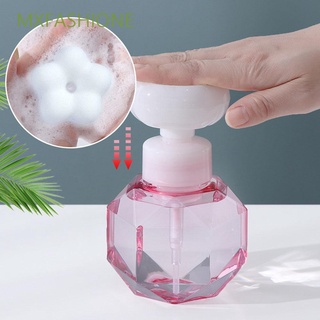 300ml flower foam bottle refillable hand sanitizer dispenser transparent mousse foam pump bottle