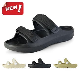 Ready Stock Summer Breathable Men Slippers Comfort Slip-on Slides Korean Fashion Outdoor Casual Sandals 30818