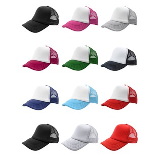 Summer Plain Trucker Mesh Hat Snapback Blank Baseball Cap Adjustable Size