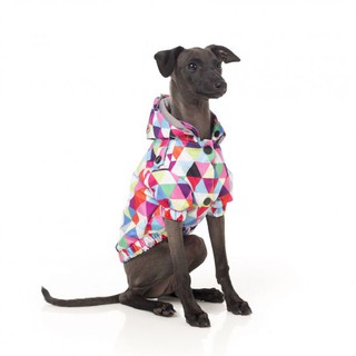 Fuzzyard Mosiac Raincoat for Dogs (Size 3)