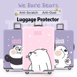 Yourtrip⋙We Bare Bears Luggage Cover Elastic Dust-Proof Cover Trolley Baggage (1)
