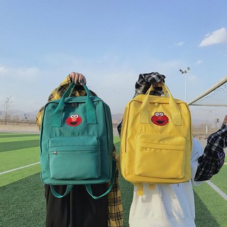 Sesame Street Aimo Embroidered shoulders male and female students backpack