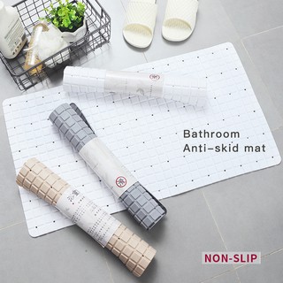 PVC Sucker Shower Mat Anti-Skid Bathroom pad Bathtub Non Slip Safety Rug 40x71CM