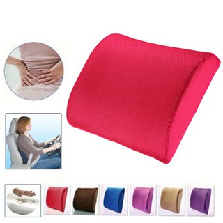 Memory Foam Lumbar Back Support Cushion Pillow for Office Home Car Seat Chair (1)