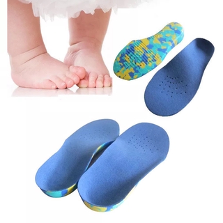 Ready Stock Kid's EVA Orthopedic Insole Correction Too for Children Flat Foot Arch Support Shoe Insole Pain Relief Insoles