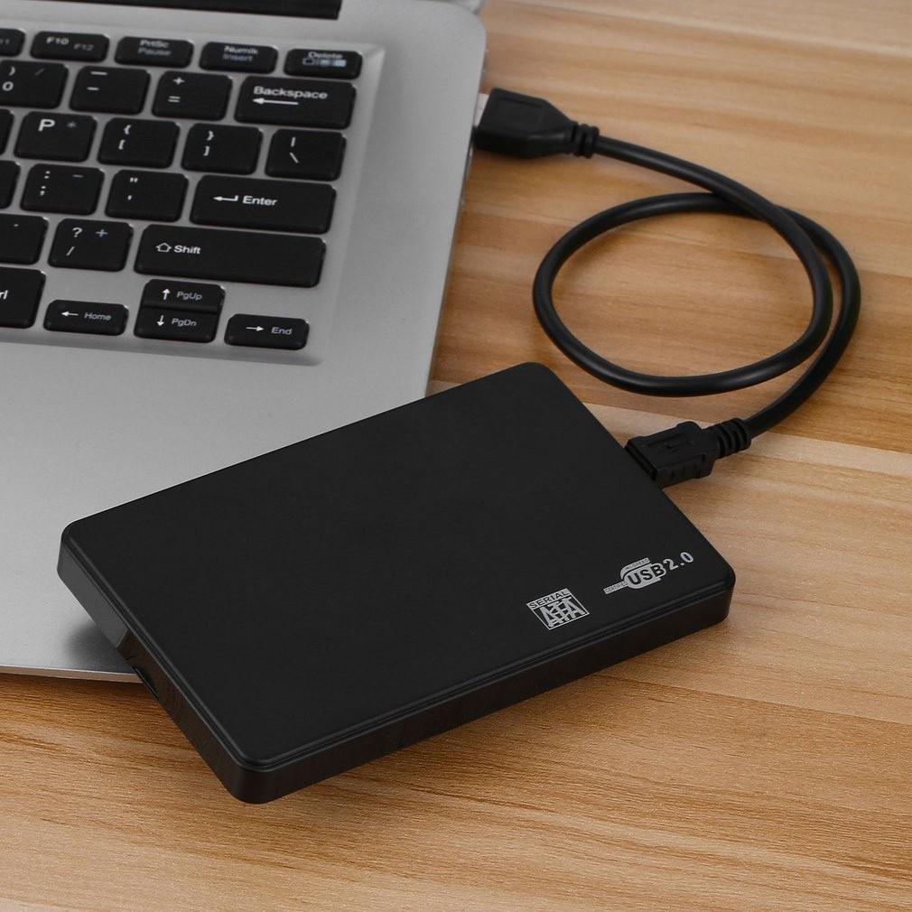 2.5 Inch USB2.0 USB3.0 Hard Drive Disk External Enclosure HDD Box-Black