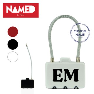 [Shop Malaysia] Customisable Luggage Lock Personalised Name Travel Bag Lock Personalized GIft Metal Luggage Travel Lock
