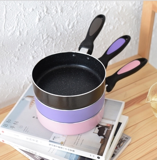 16CM Non-stick Frying Pan Granite Stone Saucepan Small Fried Eggs Pot Cookware Kitchen Tools for Gas & Induction Cooker