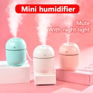 Mini Humidifier USB Small Sprayer Office Air Purifier LED Night Light Atomizer USB Plug-in Applicable