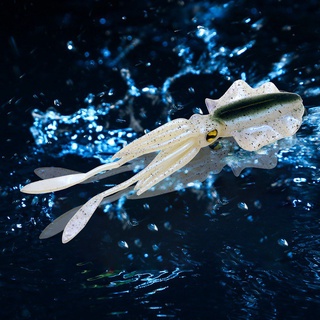 15.5cm Squid Bait Cuttlefish Squid Simulation Bait Squidy Luminous Lure For Fishing