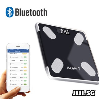 (JIJI SG) AGIS Weighing Scale - Weighing Scale / Body / Bluetooth / LCD / Multiple Body Properties Analysis