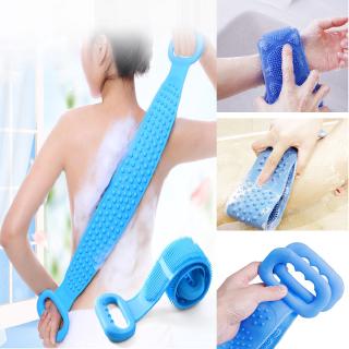 Magic Silicone Brushes Bath Towels Rubbing Back Mud Body Massage Shower Extended Scrubber Skin Clean Shower Brushes