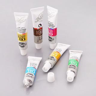 ST❀ 12 Colors Acrylic Paint Drawing Pigment Oil Painting 6ml Tube With Brush Set Artist Supplies